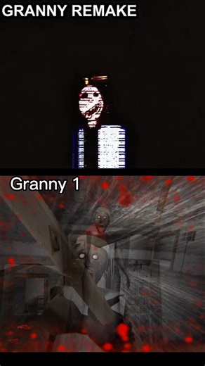 Granny 1 vs Granny Remake #granny #granny #granny2 #granny3 #grannyremake