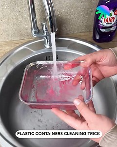 56K views · 500 reactions | Plastic Containers Cleaning Trick | Pixel Pop | Facebook