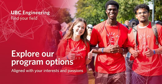 Explore Program Options | UBC Engineering