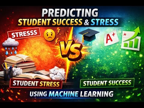 Predicting Student Success & Stress Using Machine Learning