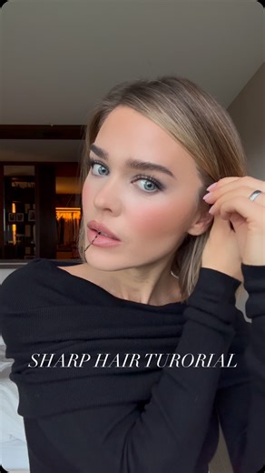 The sharp bob haircut lives on - and hair is the tutorial (pun intended) 🩶 a sharp look for autumn nights. #bobcut #hairtutorial #hairstyles | Gine Margrethe