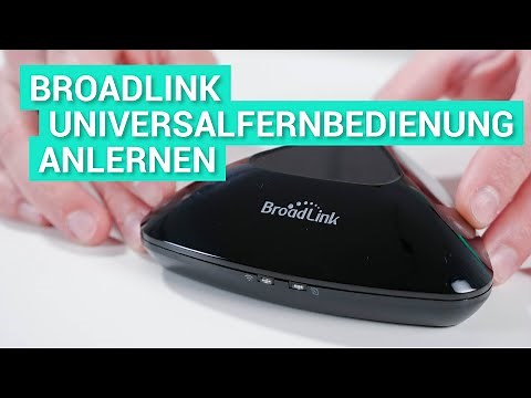 How to teach the Broadlink universal remote control!