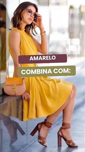 Amarelo Combina com o Que? Descubra as Melhores Combinações de Moda! - Parte I #canaldamoda #cores
