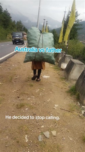 On my way back from Buddha Point I met gentleman with empty mineral water bottles to his back. I asked him how many children he had, and he shared that he has two sons. One is a monk and the other has been in Australia for nearly three years. When I inquired why he didn't call his son who is abroad, he explained that whenever he calls, his son is always busy. He then decided to stop calling lo#bhutanesetiktoker #bhutanesemuser