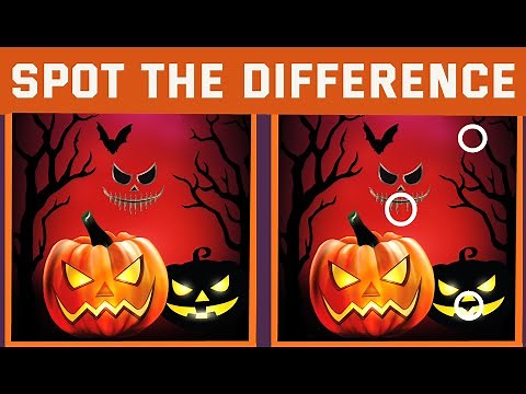 Spot The Difference Halloween| Find The Difference Halloween