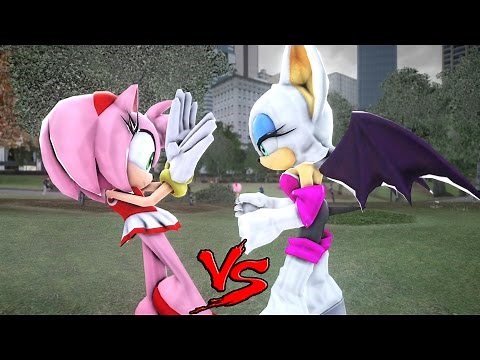 Amy Rose VS Rouge the Bat