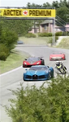 Kawasaki Ninja H2SX vs Hypercars #shorts #kawasaki #kawasakininja #superbike #supercars #bike #car