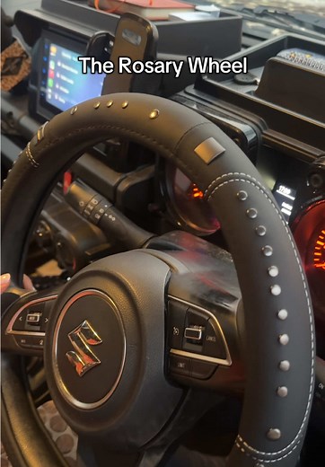 Rosary Wheel: A Unique Steering Wheel Cover for Your Jeep
