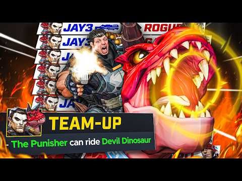 The Dino Punisher Team-Up Is Too Funny in Marvel Rivals 🤣