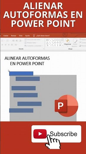 How to align autoshapes in Power Point (easy)