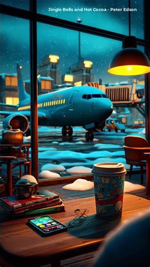 Snowy Gate Before Flying Home ❄️✈️