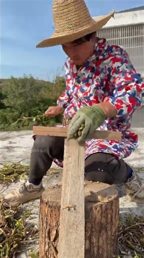 Genius or Lazy This DIY Harvester is Incredible! 🤯