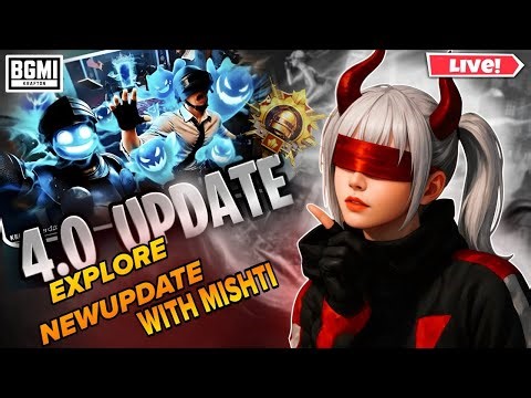 🛑LIVE : NEW UPDATE NEW CHALLENGE | LIVE WITH MISHTI | #GIRLGAMER #BGMI #PUBG #iqooneo10