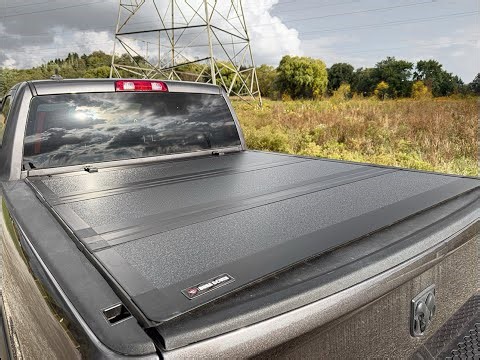 LAX Low-Profile Aluminum Flip-Up Tri-Fold Tonneau Cover for Dodge Ram 1500