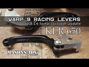 Warp 9 Levers and 14 tooth sprocket update