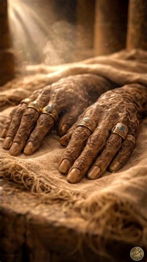 3000-year-old human fingers… and the rings are still in place! 🏺🗿