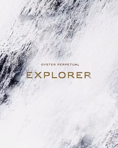 The ROLEX Explorer in a yellow Rolesor version, combining Oystersteel...