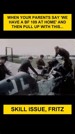 The Luftwaffe's Biggest Fail? 😂 Messerschmitt Bf 109 Destroyed #shorts #ww2 💀 #shorts #ww2