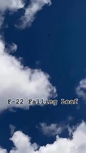 20K views · 790 reactions | F-22 falling leaf maneuver will make you mesmerized. | Military Update | Facebook