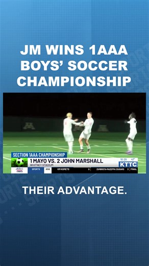 16K views · 109 reactions | The Mayo Spartans were one win away from winning back-to-back Section 1AAA championships, but the John Marshall Rockets scored two first-half goals to beat Mayo, 2-0, making this the first time JM has won a 1AAA championship since 2014. | KTTC TV | Facebook