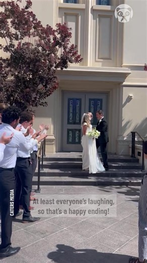 15K views · 18 reactions | Bride falls during wedding exit | Science, Tech and Universe | Facebook
