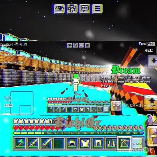 Me vs Dream in Minecraft #minecraft #dream #1v2clutch #equipou #crazily #crazy444 #dreammode