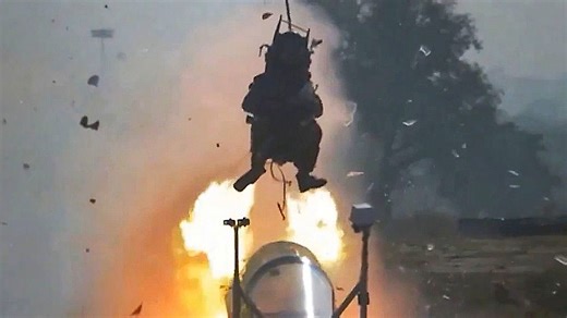 Fighter-jet ejection system tested at 497 mph in India