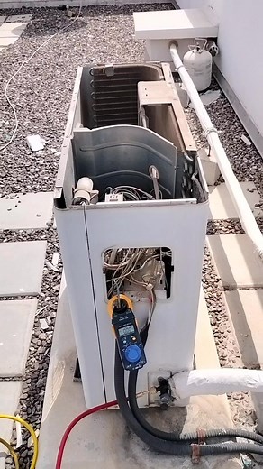 AC High Amps Trip Issue Resolved - Capacitor Inspection