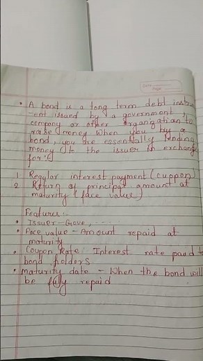 Finance | BBS 2nd Year | last time Revision easy notes