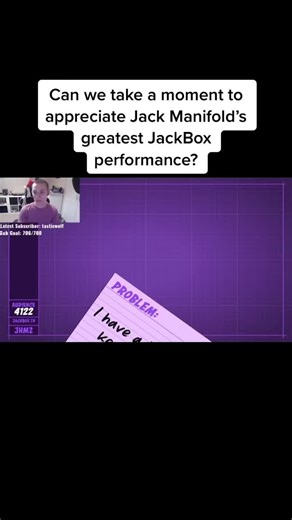 Remembering the Jackbox Era: Jack Manifold's Epic Performance
