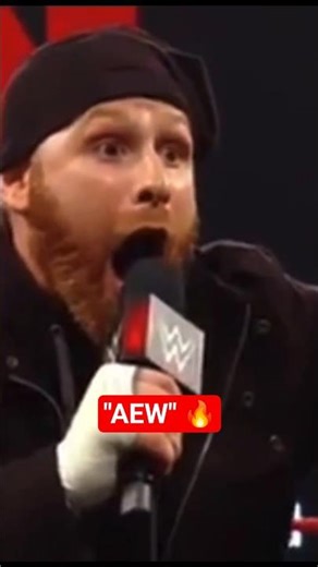 Sami Zayn GOES OFF SCRIPT mentioning AEW 😱👀 #wwe #wrestling #shorts