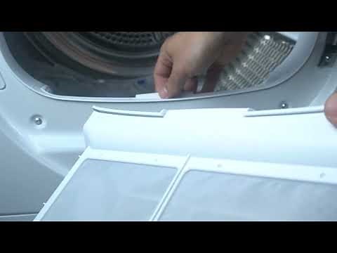 Bosch Dryer Series 4 - How to Remove and Clean the Fluff Filter | Lint Trap Maintenance | WTH85V3FPL