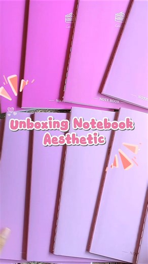 UNBOXING NOTEBOOK AESTHETIC MURAH⁉️