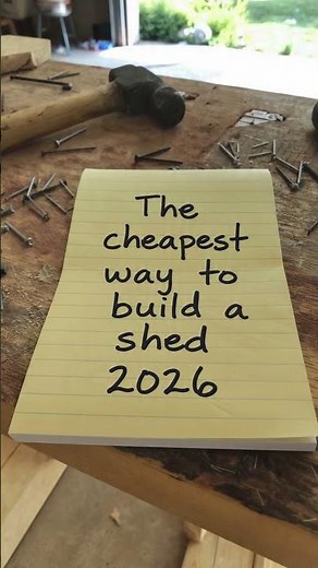 How to Build a Shed Step-by-Step | DIY Beginner Guide (Easy & Cheap!)