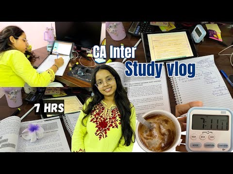 Study Vlog📚A day in my life as a CA aspirant!💌