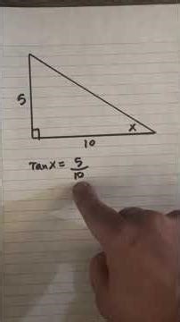 Right Triangle Solve for X on Slide Rule