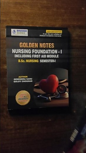 Best Notes for B.Sc. NURSING 1st Sem #bscnursing #bhushanscience #bscnursing1styear #bscnursingnotes