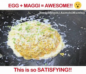 Address and Full Video here : http://bit.ly/egg-maggi-video | Street Food Recipes