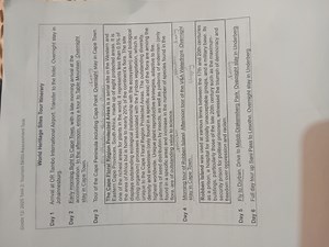 Grade 12: 2025 Task 2: Tourism Skills Assessment TaskWorld Her... | Filo