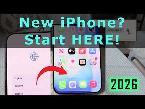 How to Set Up Your iPhone (The Easy Way 👍) Getting Started with iPhone 17 in 2026