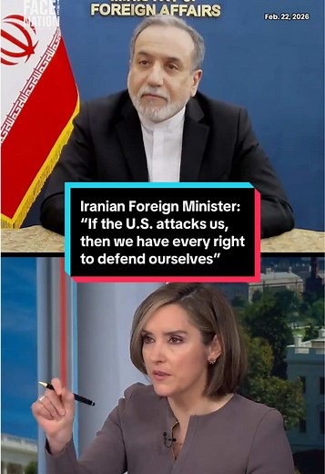 Iranian Foreign Minister Abbas Araghchi told “Face The Nation” on Sunday that “if the U.S. attacks us, then we have every right to defend ourselves.