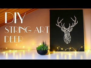 DIY - String Art Deer [Wall Art]