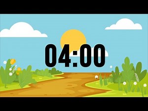 4 Minute Countdown Timer with Music For Kids