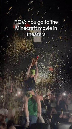 INSANE Minecraft Movie audience reaction 🤯