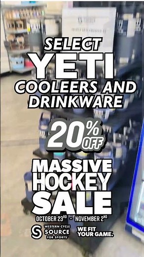🧊 SELECT YETI COOLERS & DRINKWARE – 20%+ OFF