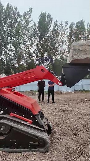 Tovisen V1000 Mini Skid Steer Loader 750kg Loading Capacity Challenge.#miniskidsteer