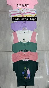 Kids crop tops Kshs 1000 2-12y | Mama boys shop Ke