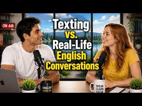 Texting vs Real Life Conversations