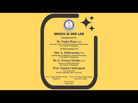 BRAOU : 135th Ambedkar Birthday Celebrations