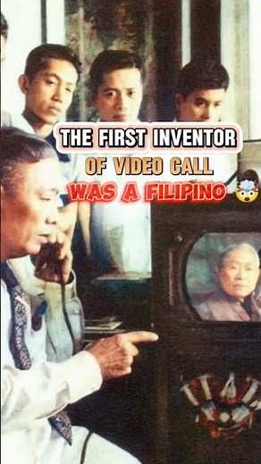 The first inventor of video phone call was a Filipino 🤯 #ai #facts #history